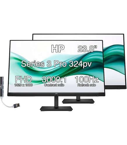 Amazon.com: HP P22 G5 22 inch 1920 x 1080 Full HD Edge Bundle with